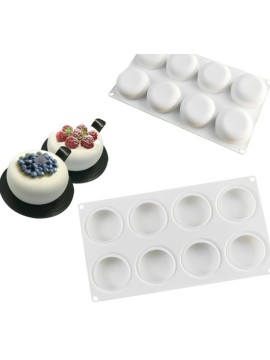 OBLATE FLAT ROUND MOUSSE MOLD