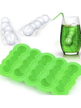 SILICONE ICE CUBE WORM MOULD