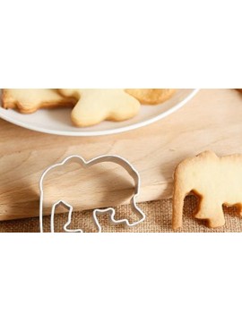 ELEPHANT ALU BISCUIT CUTTER PACK OF 10 