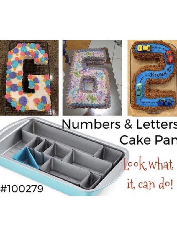 How to Make Letter Cakes & Number Cakes | Pampered Chef Cake Pan - YouTube