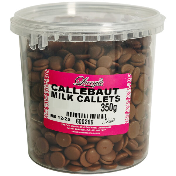 CALLEBAUT 350g MILK CHOCOLATE