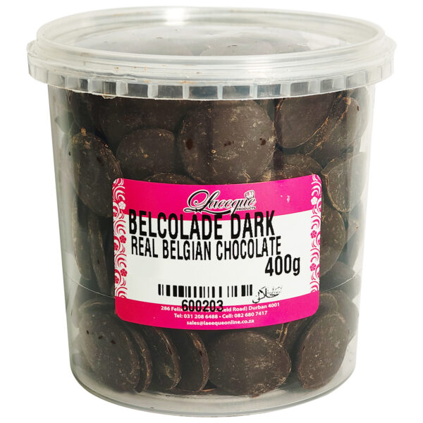 BELCOLADE DARK CHOC 400g