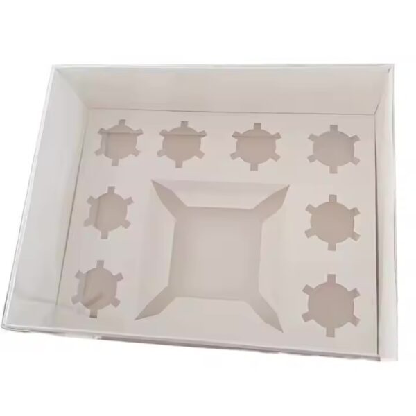 BENTO/8 CUPCAKE BOX WHITE