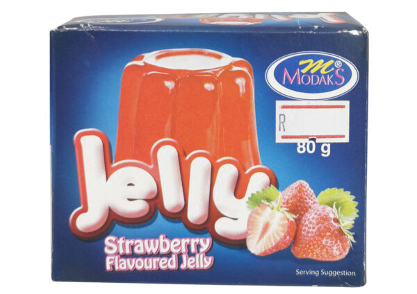 MODAKS STRAWBERRY FLAVOURED JELLY 80g
