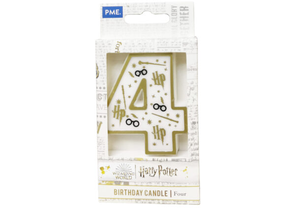 HARRY POTTER BIRTHDAY CANDLE 4 (FOUR)