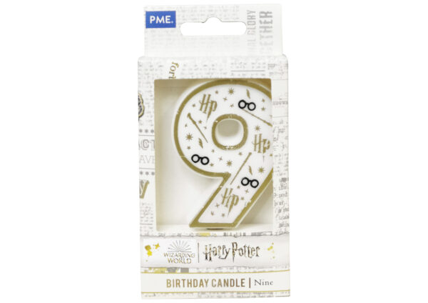 HARRY POTTER BIRTHDAY CANDLE 9 (NINE)
