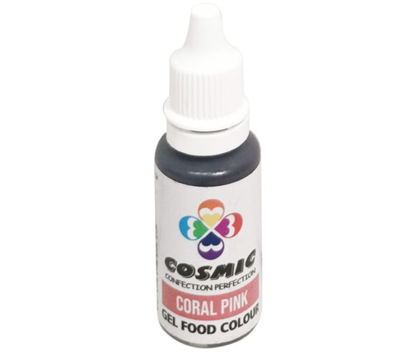 COSMIC CORAL PINK GEL FOOD COLOUR 25g