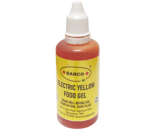 BARCO ELECTRIC YELLOW FOOD GEL 50ML