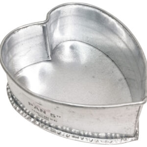 GALVANIZED BAKING PAN HEART 5' (SMALL)
