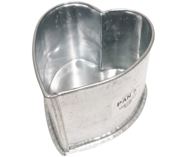 GALVANIZED BAKING PAN 5' HEART (TALL)