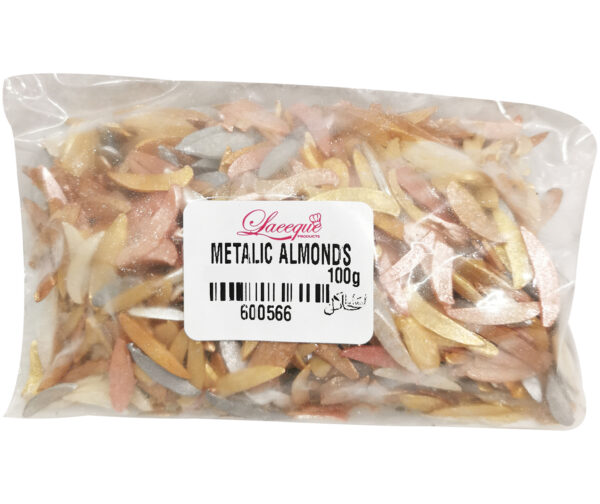 METALLIC ALMONDS 100g
