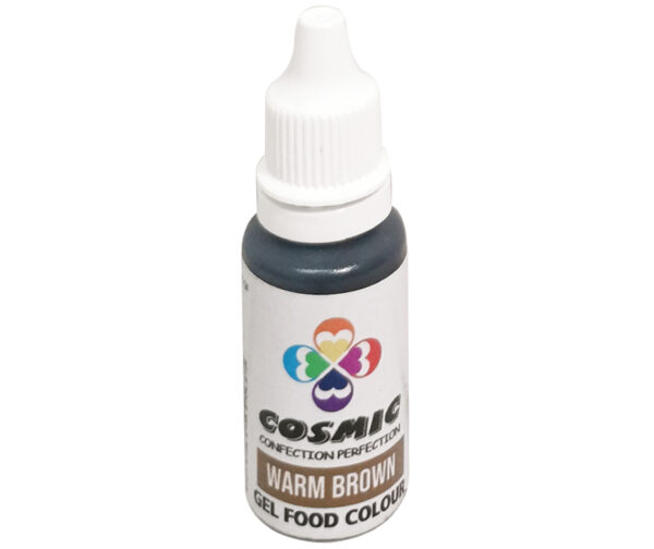 COSMIC WARM BROWN GEL FOOD COLOUR 25g