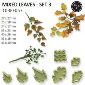 JEM MIXED LEAVES SET THREE