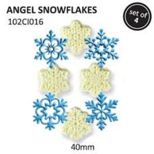 JEM ANGEL SNOWFLAKES SET OF 4