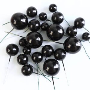 FAUX BALLS PACK OF 20 - BLACK