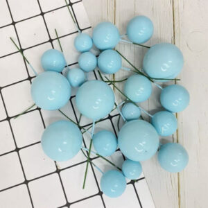 FAUX BALLS PACK OF 20 - LIGHT BLUE