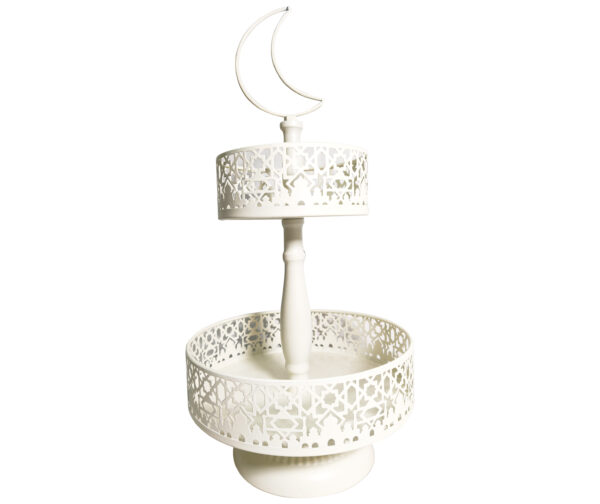 EID CAKE STAND (WHITE)
