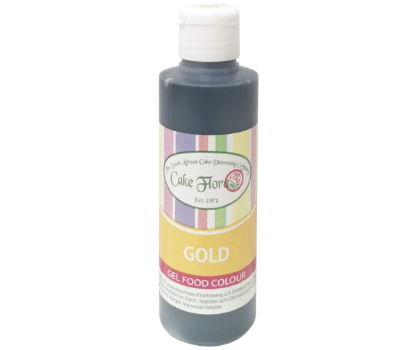 CAKE FLORA GOLD GEL FOOD COLOUR 150g