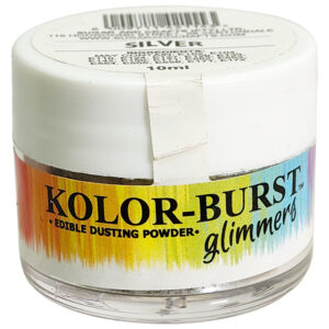KOLOR BURST SILVER EDIBLE DUSTING POWDER 10ML
