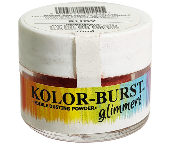 KOLOR BURST RUBY EDIBLE DUSTING POWDER 10ML