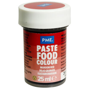 PME MAROON RED PASTE FOOD COLOUR 25ML