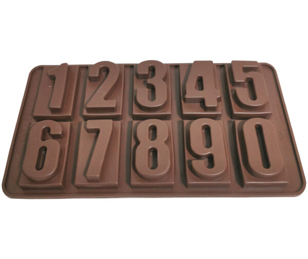 DARK CHOCOLATE NUMBERS MOULD - Image 3
