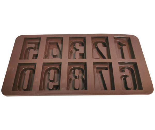 DARK CHOCOLATE NUMBERS MOULD - Image 2