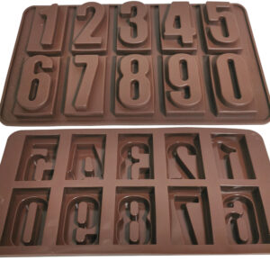 DARK CHOCOLATE NUMBERS MOULD