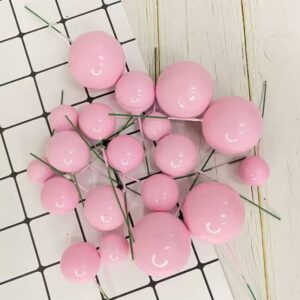 FAUX BALLS PACK OF 20 - PINK