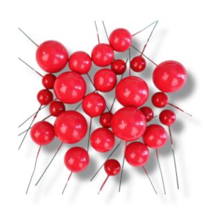 FAUX BALLS PACK OF 20 - RED