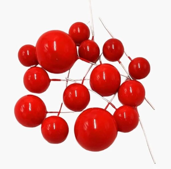 FAUX BALLS PACK OF 20 - RED