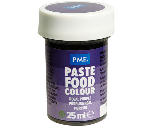 PME REGAL PURPLE PASTE FOOD COLOUR 25ML