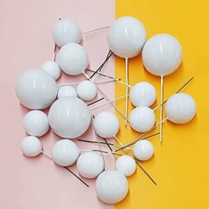 FAUX BALLS PACK OF 20 - WHITE
