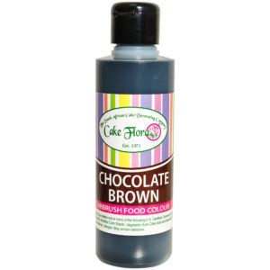 CAKE FLORA CHOCOLATE BROWN AIRBRUSHED FOOD COLOUR 150ML