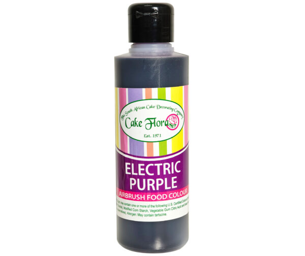 CAKE FLORA ELECTRIC PURPLE AIRBRUSHED FOOD COLOUR 150ML