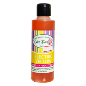 CAKE FLORA ELECTRIC YELLOW AIRBRUSHED FOOD COLOUR 150ML