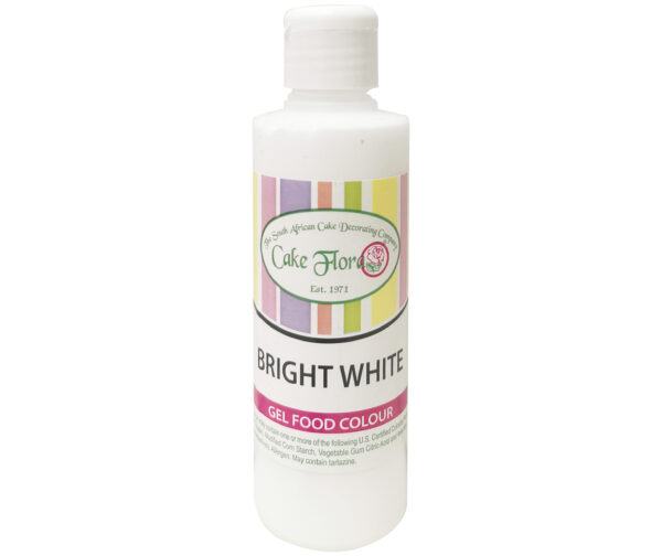 CAKE FLORA BRIGHT WHITE GEL FOOD COLOUR 150g