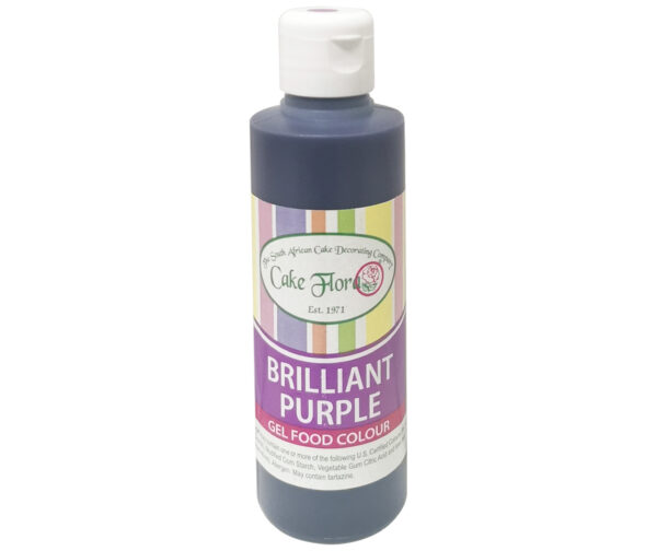 CAKE FLORA BRILLIANT PURPLE GEL FOOD COLOUR 150g