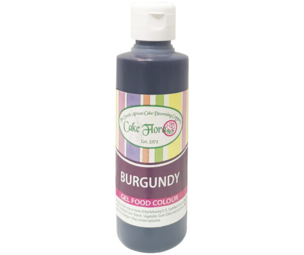 CAKE FLORA BURGUNDY GEL FODD COLOUR 150ML
