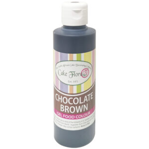 CAKE FLORA CHOCOLATE BROWN GEL FOOD COLOUR 150g