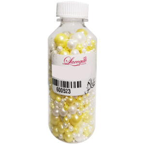 DRAGEES WHITE & YELLOW MIXED PEARLS