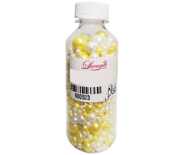 DRAGEES WHITE & YELLOW MIXED PEARLS