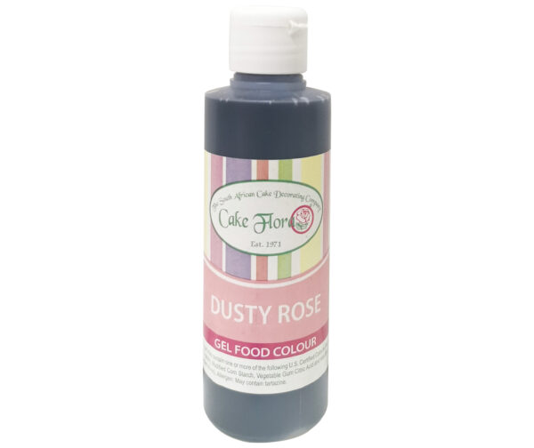 CAKE FLORA DUSTY ROSE GEL FOOD COLOUR 150g