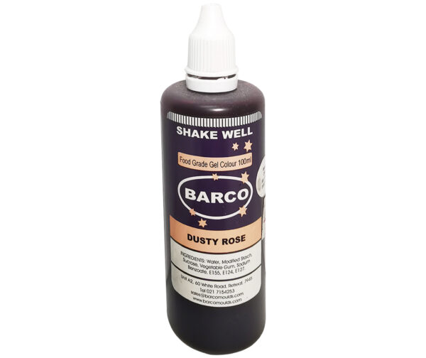 BARCO DUSTY ROSE FOOD GRADE GEL COLOUR 100ML