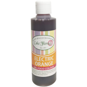 CAKE FLORA ELECTRIC ORANGE GEL FOOD COLOUR 150g