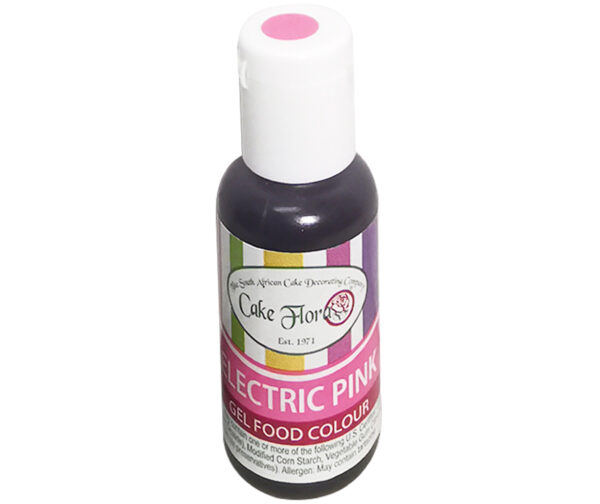 CAKE FLORA ELECTRIC PINK GEL FOOD COLOUR 21g