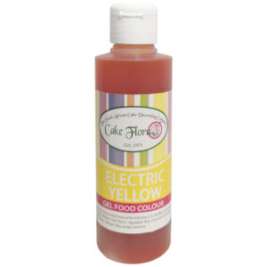 CAKE FLORA ELECTRIC YELLOW GEL FOOD COLOUR 150g