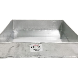 GALVANIZED BAKING PAN 11' (SQUARE) (5cm Height)