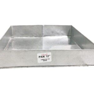 GALVANIZED BAKING PAN 12' (SQUARE) (5cm Height)