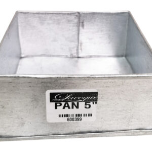 GALVANIZED BAKING PAN 5' (SQUARE)(5cm Height)